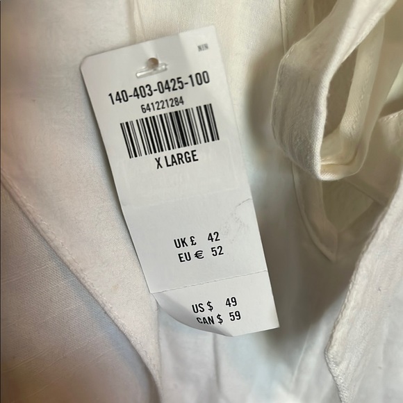 Abercrombie White Open Back Top - Picture 3 of 6